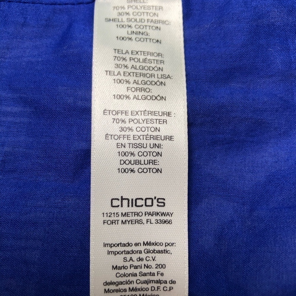 Chico’s Artisan Jacquard Blocked Jacket La… - Picture 6 of 7